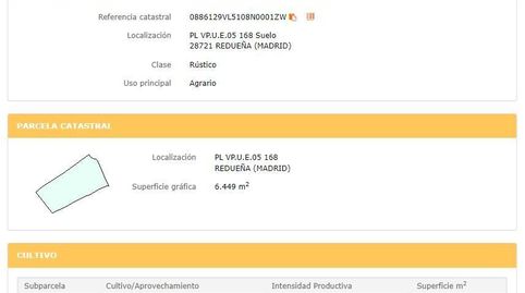 Foto 5 von Grundstücke zum Verkauf in Redueña, Madrid