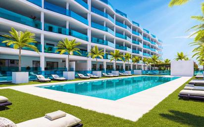 Swimming pool of Apartment for sale in Mijas  with Air Conditioner, Heating and Private garden