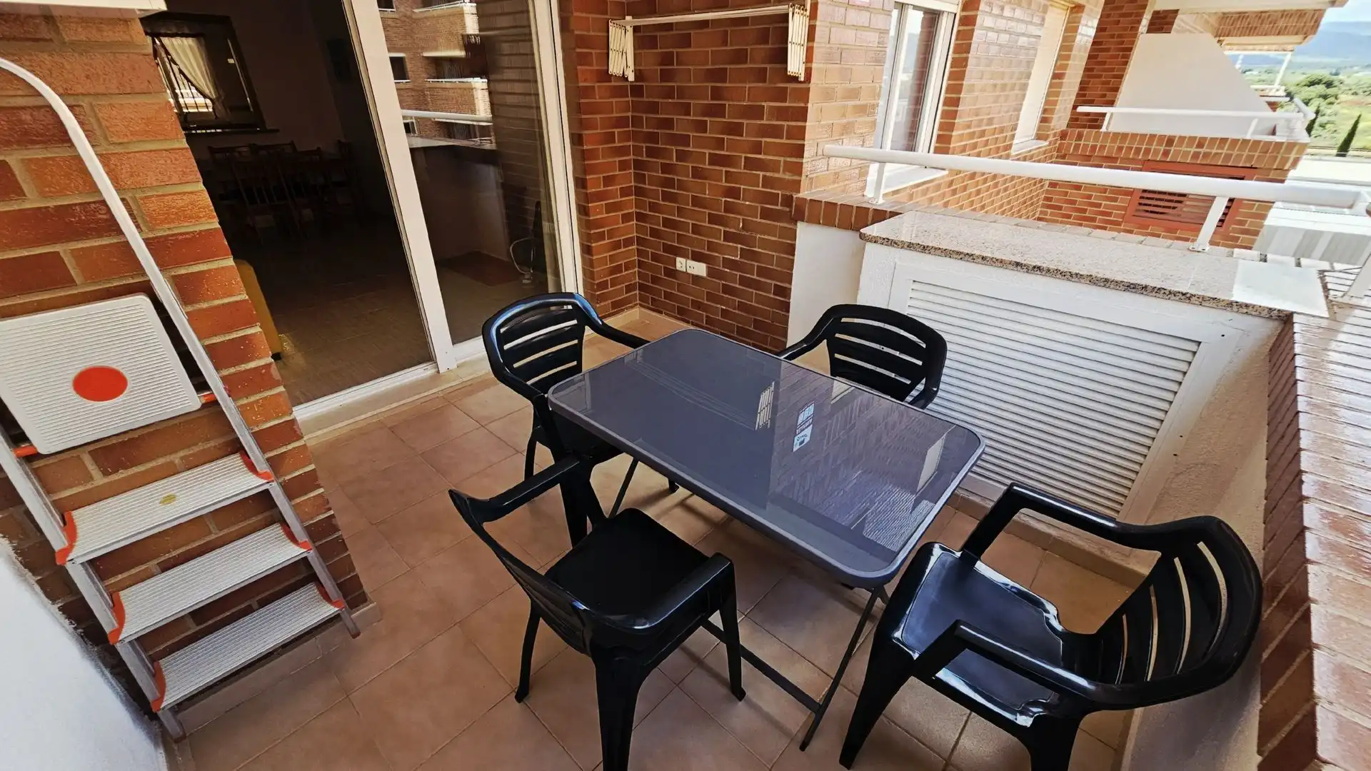 Terraza de Apartamento en venta en Oropesa del Mar / Orpesa con Aire acondicionado, Calefacción y Terraza