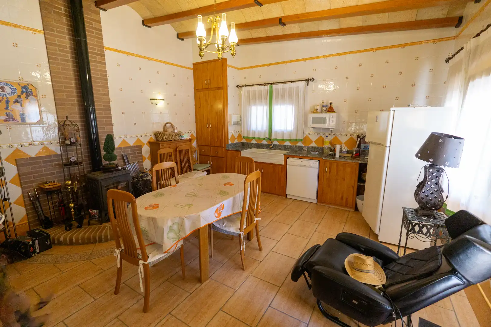 Cocina de Casa o chalet en venta en Ibi con Aire acondicionado, Calefacción y Jardín privado