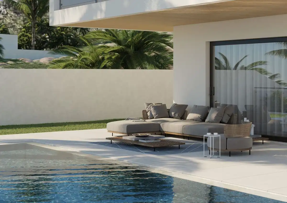 Terrassa de Casa o xalet en venda en Coín amb Aire condicionat, Jardí privat i Terrassa