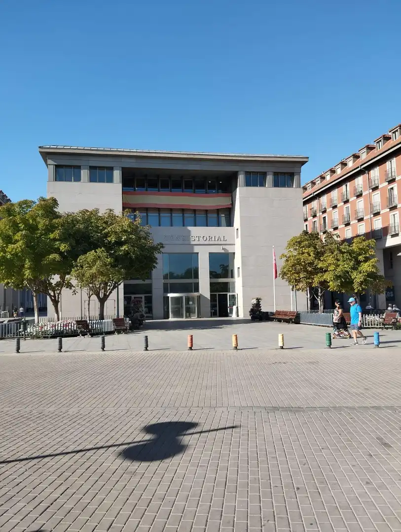 Vista exterior de Garaje de alquiler en Leganés