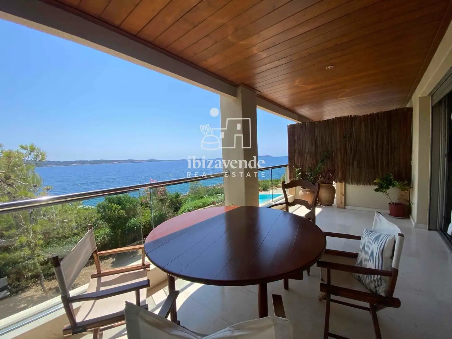 Terraza de Dúplex de alquiler en Sant Antoni de Portmany con Aire acondicionado, Jardín privado y Terraza