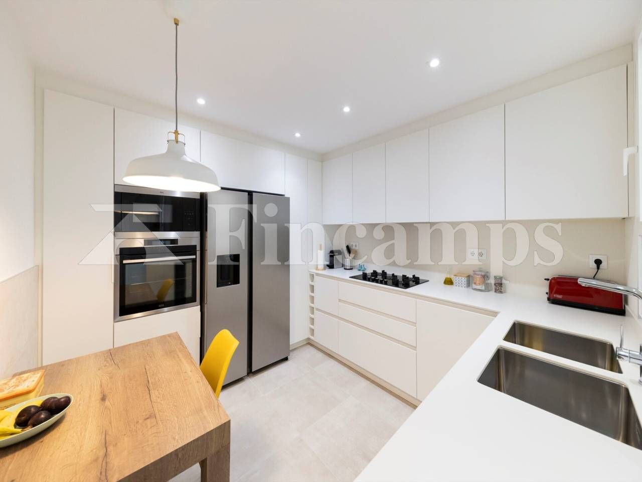 Kitchen of Flat for sale in Sabadell  with Heating, Parquet flooring and Balcony
