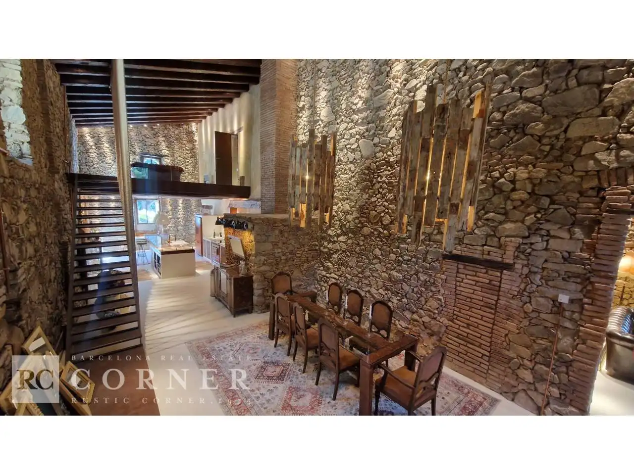 Comedor de Finca rústica en venta en Dosrius poble