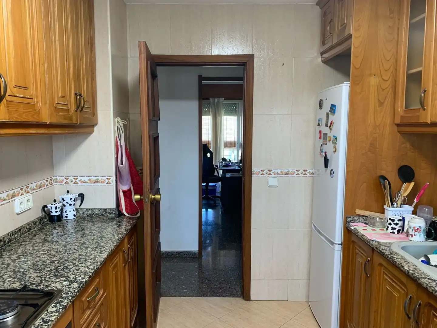 Cocina de Piso en venta en Alicante / Alacant con Terraza, Amueblado y Balcón
