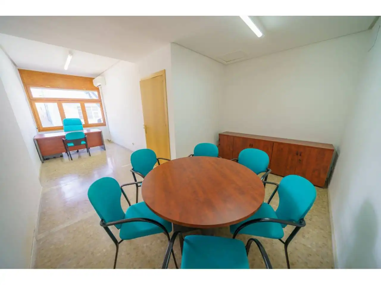 Esszimmer von Büro zur Miete in La Bisbal d'Empordà mit Klimaanlage