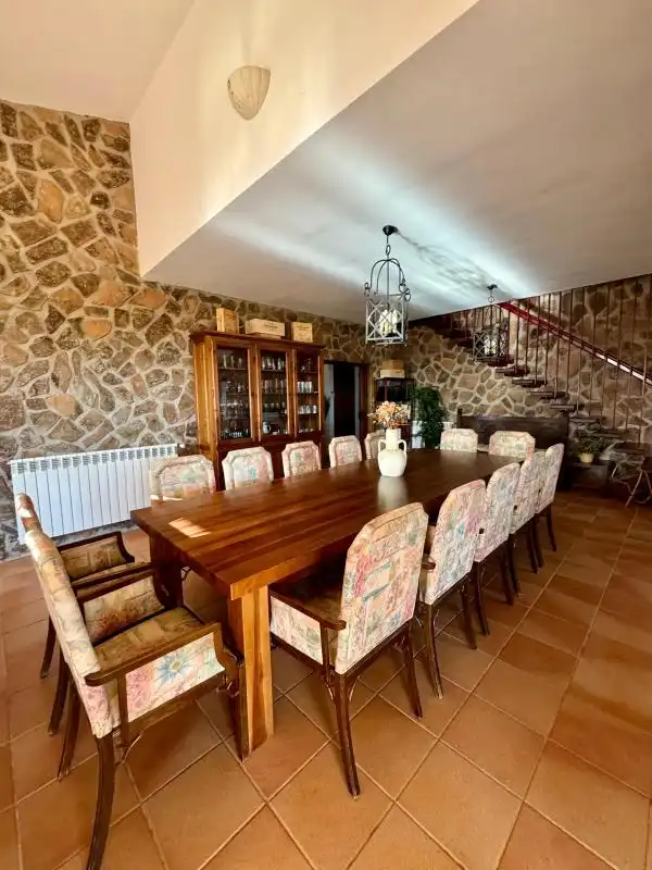 Dining room of Houses for sale in Torre de Juan Abad  with Air Conditioner, Heating and Private garden