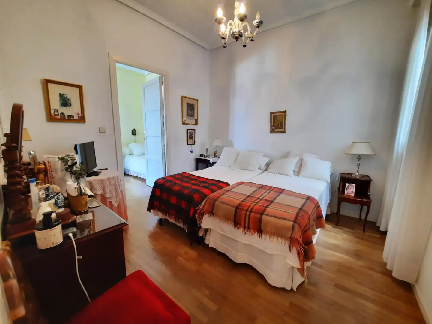 Schlafzimmer von Wohnung zum Verkauf in Madrid mit Klimaanlage, Heizung und Parkett