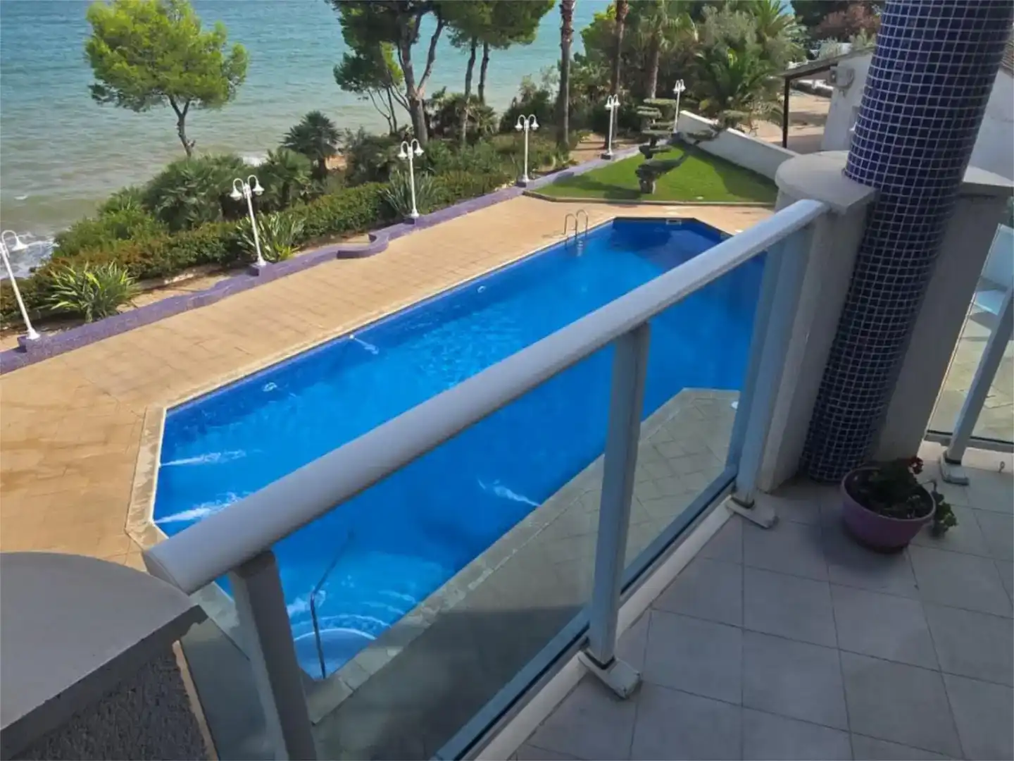 Schwimmbecken von Wohnung zum Verkauf in Alcanar mit Klimaanlage, Schwimmbad und Balkon