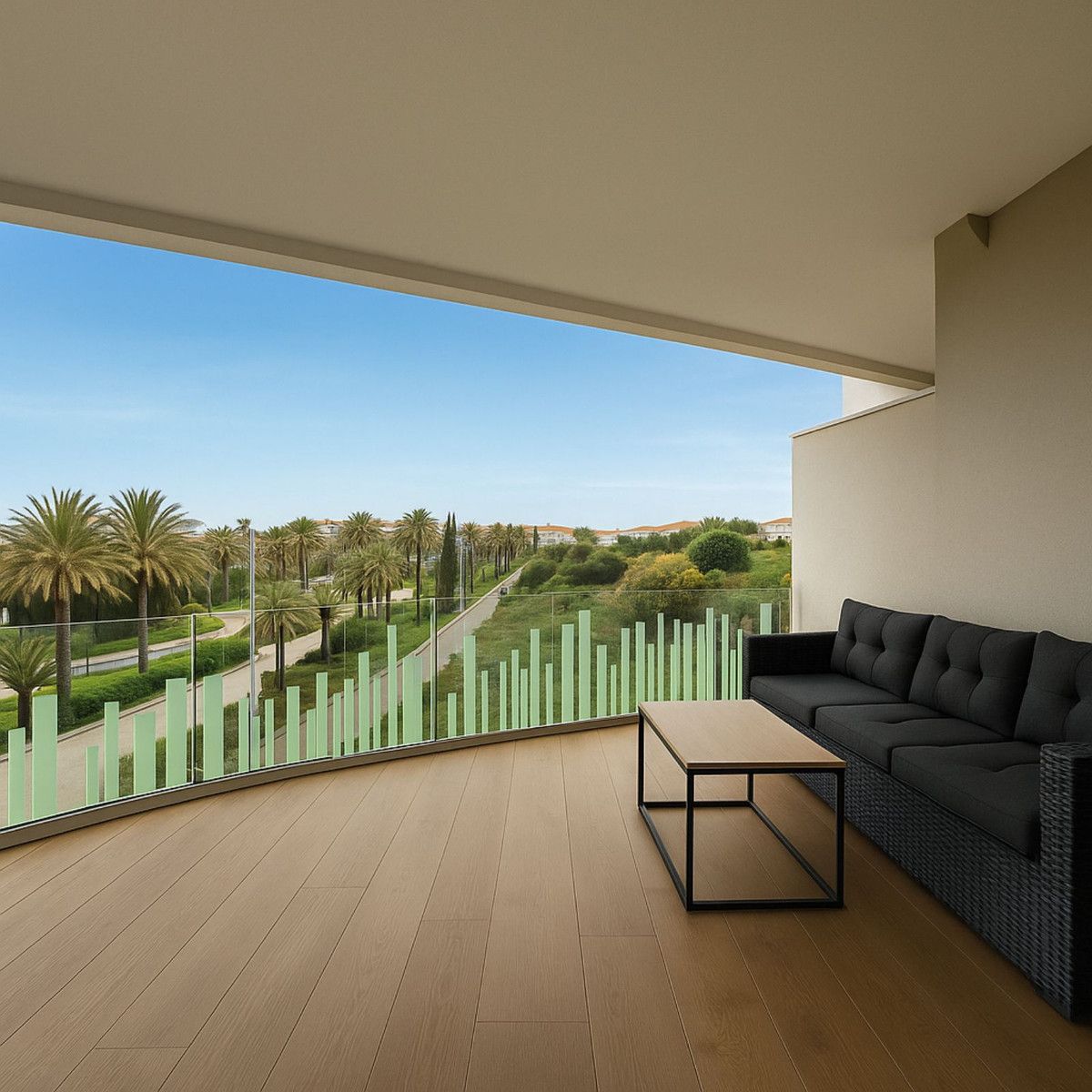 Terraza de Ático de alquiler en La Campana con Aire acondicionado, Terraza y Trastero