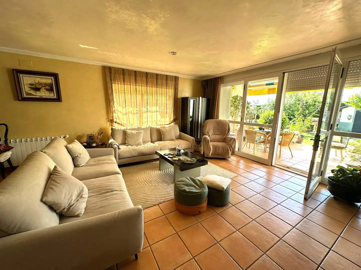 Sala de estar de Casa o chalet en venta en Peñíscola / Peníscola con Jardín privado, Amueblado y Horno