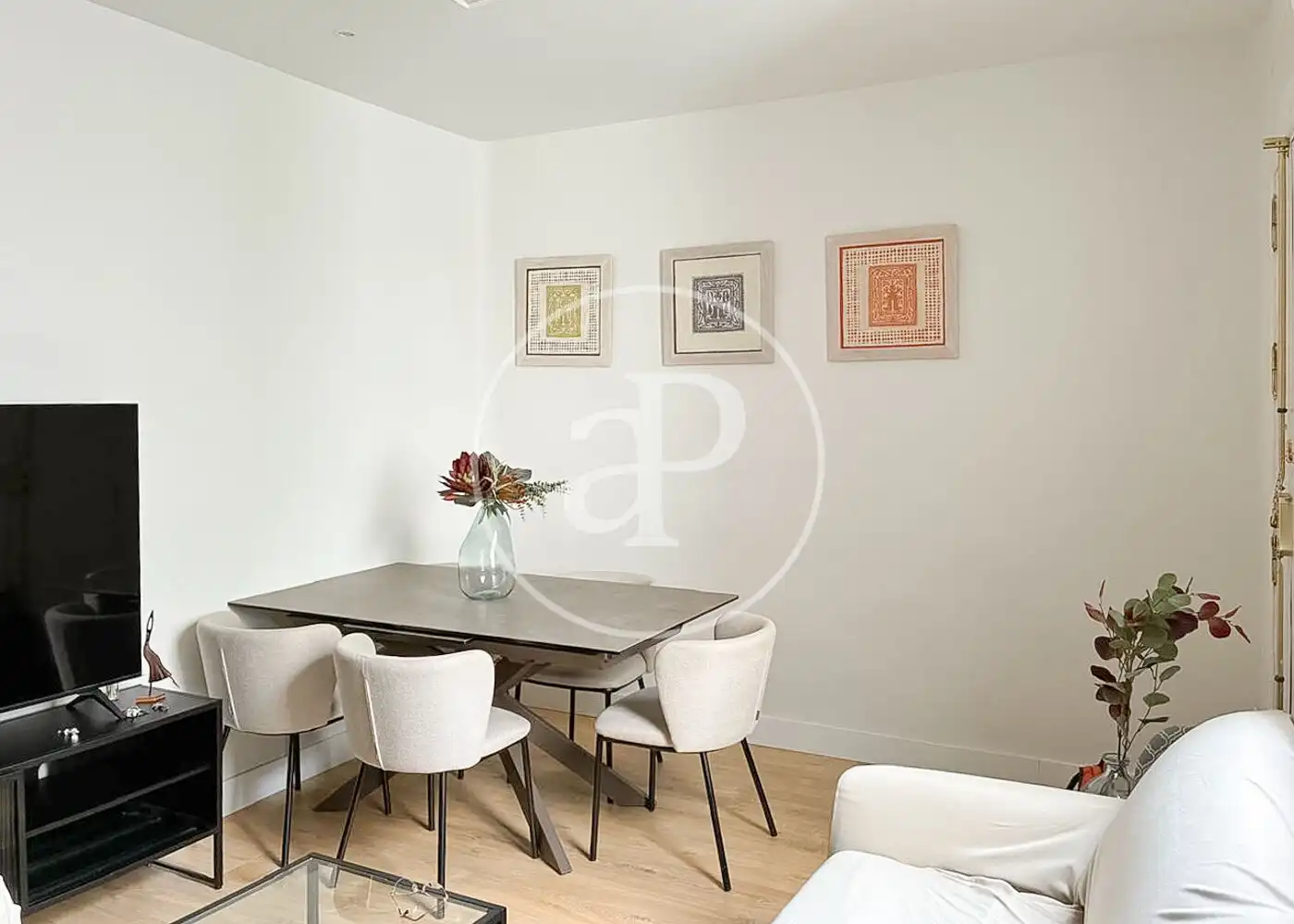 Dining room of Flat for rent in Barrio de Salamanca