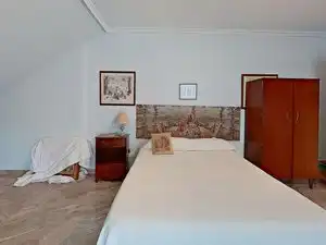 Bedroom of Houses for sale in El Escorial  with Heating, Private garden and Parquet flooring