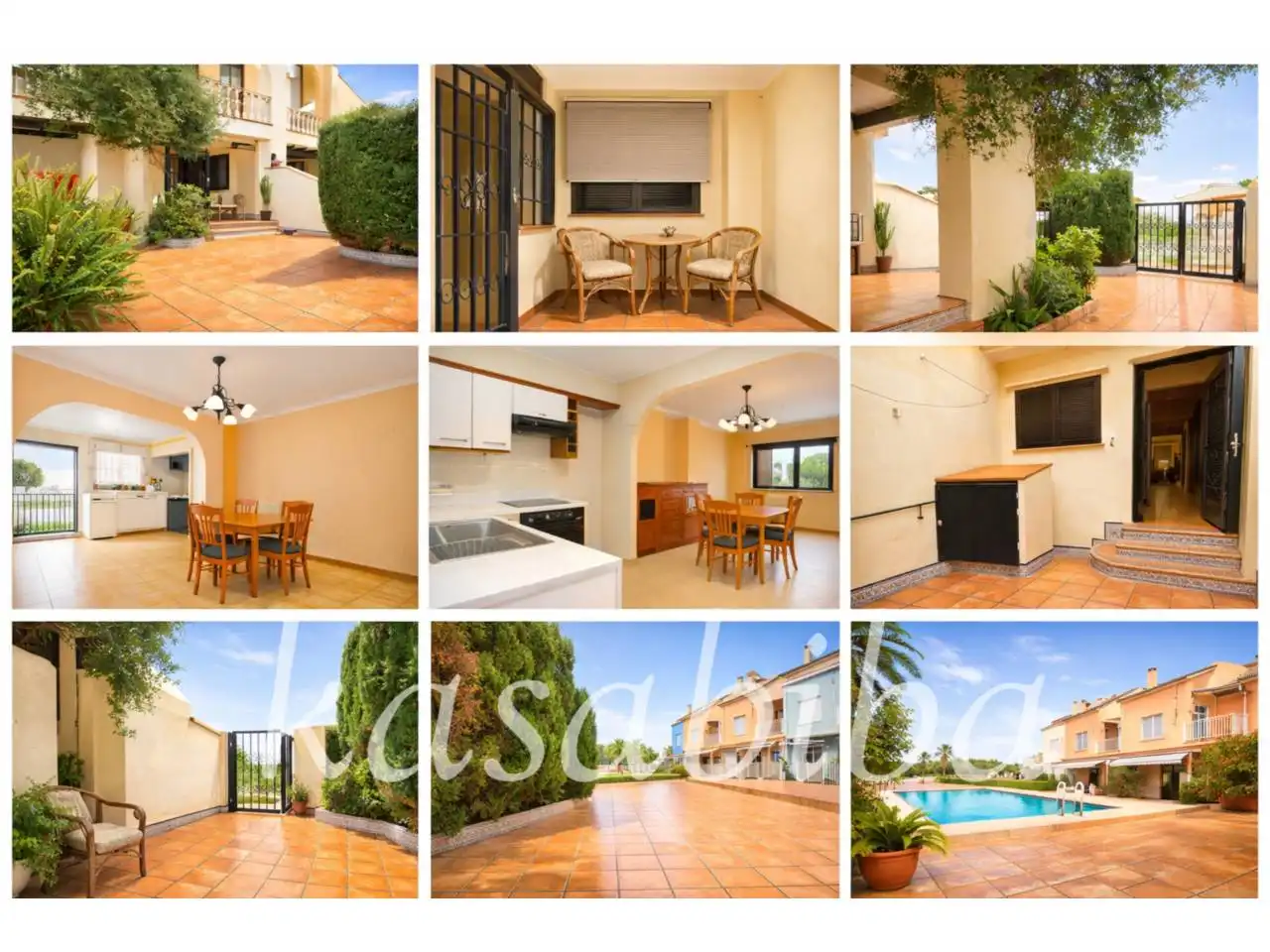 Vista exterior de Casa adosada en venta en Tavernes de la Valldigna con Terraza y Piscina comunitaria