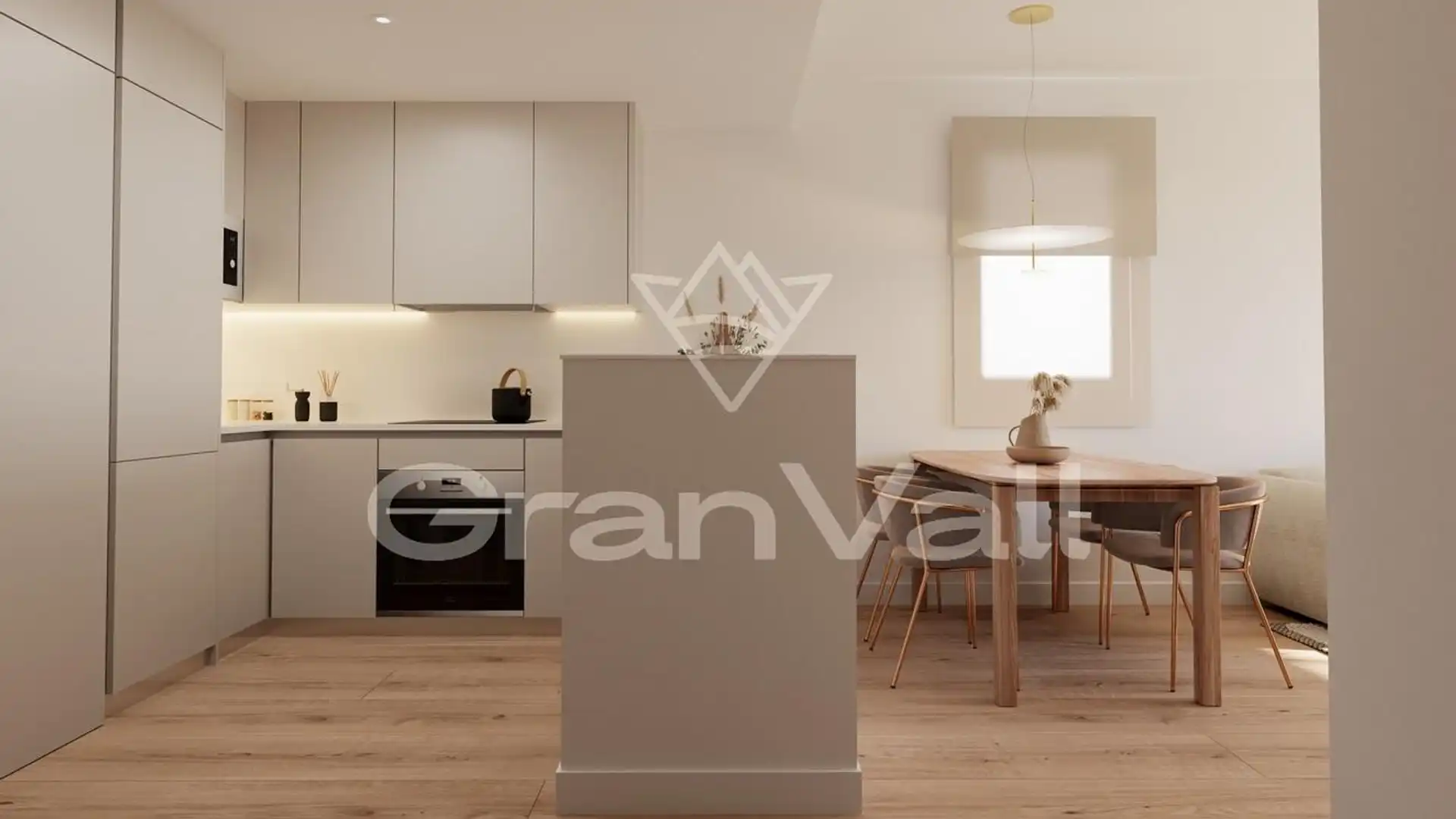 Küche von Wohnungen zum Verkauf in Puigcerdà mit Privatgarten, Parkett und Balkon