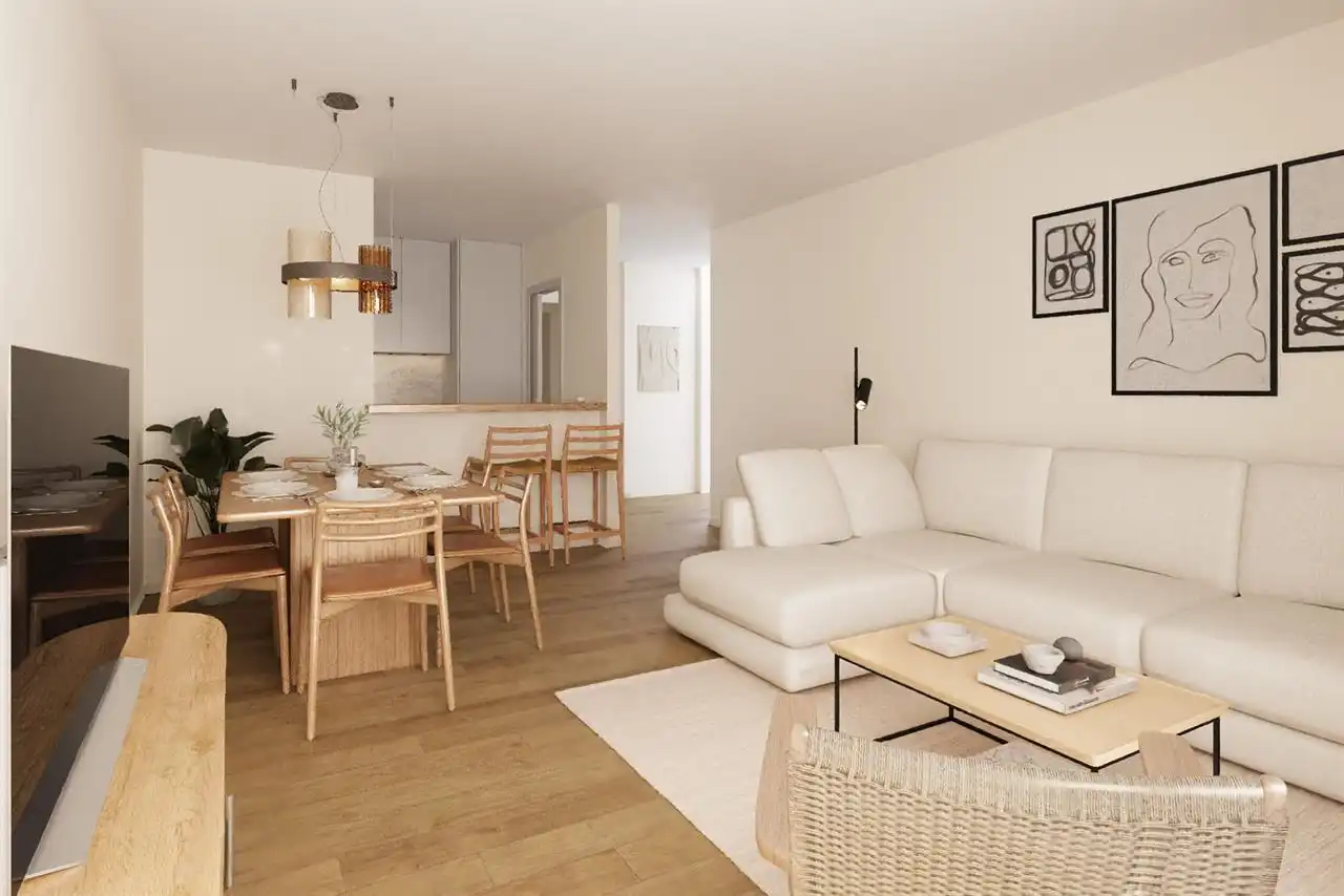 Sala de estar de Apartamento en venta en Águilas con Aire acondicionado, Terraza y Trastero