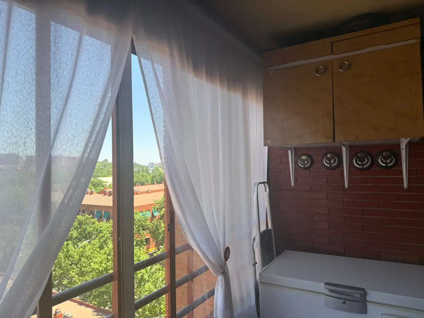 Balcony of Flat for sale in Madrid  with Heating, Terrace and Furnished