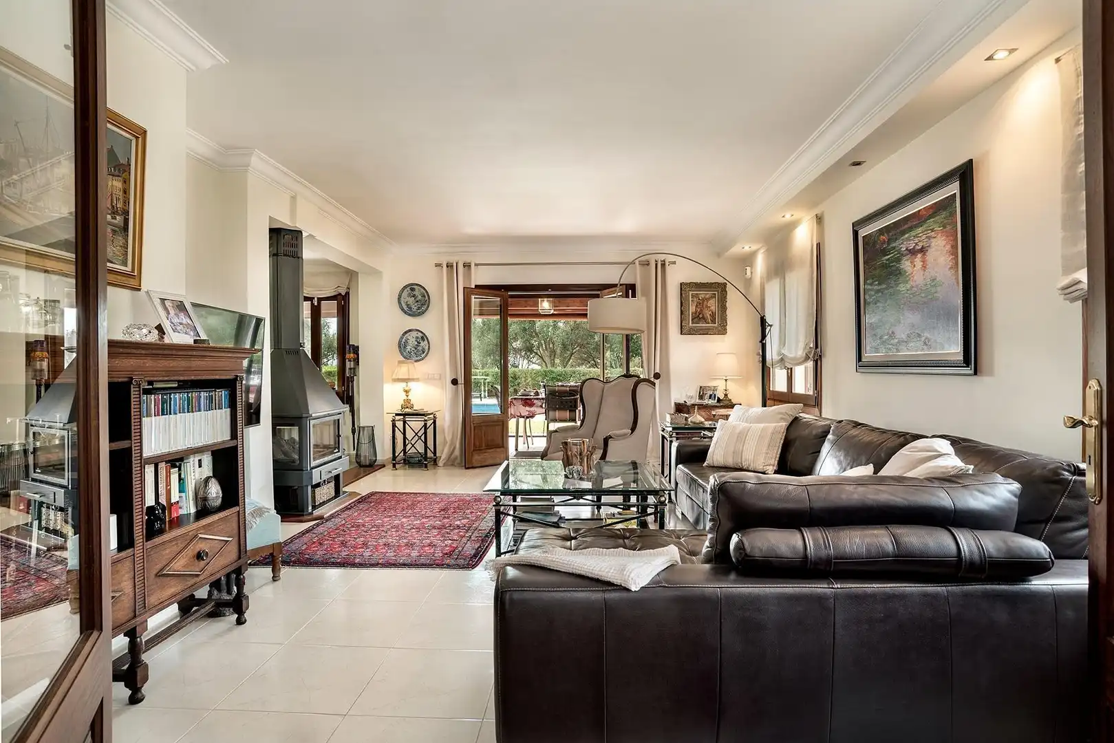 Sala de estar de Casa o chalet en venta en  Palma de Mallorca con Calefacción, Jardín privado y Terraza