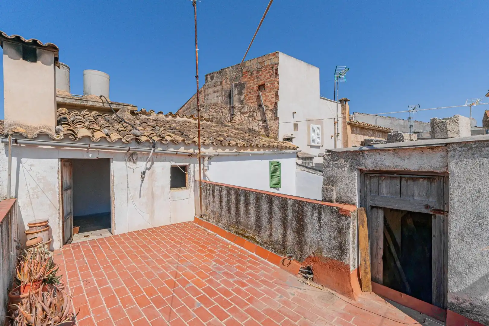 Vista exterior de Casa adosada en venta en Inca con Alarma
