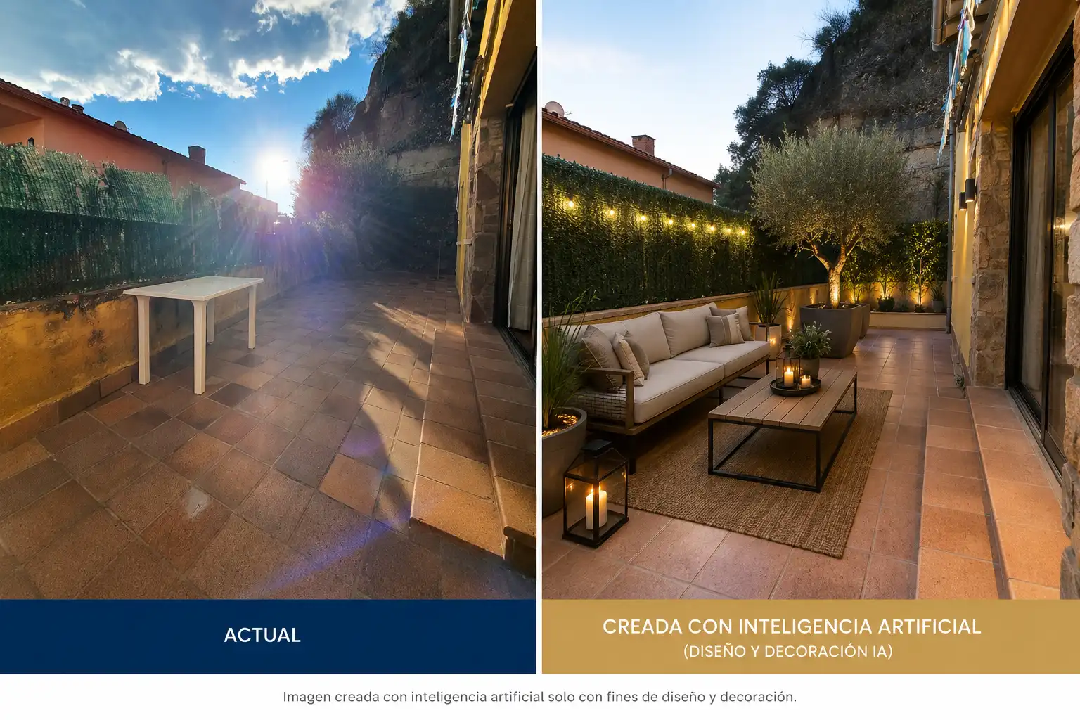 Terrasse von Einfamilien-Reihenhaus zum Verkauf in Sant Celoni mit Heizung, Terrasse und Abstellraum