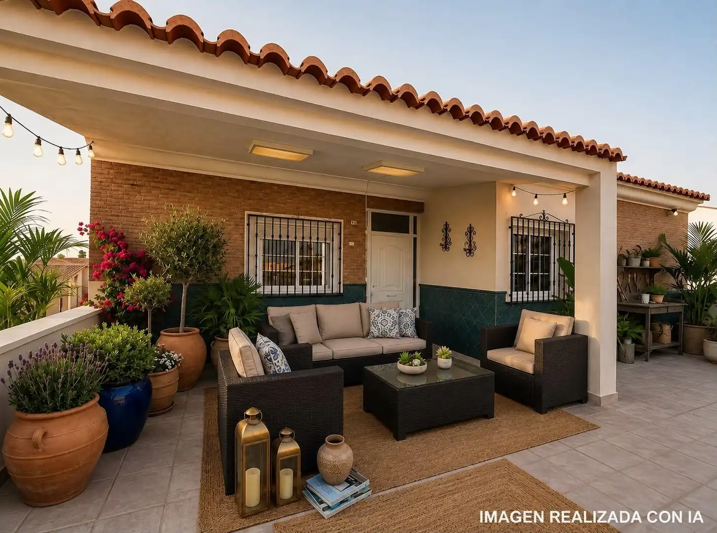 Terrace of Houses for sale in El Ejido  with Air Conditioner, Heating and Private garden
