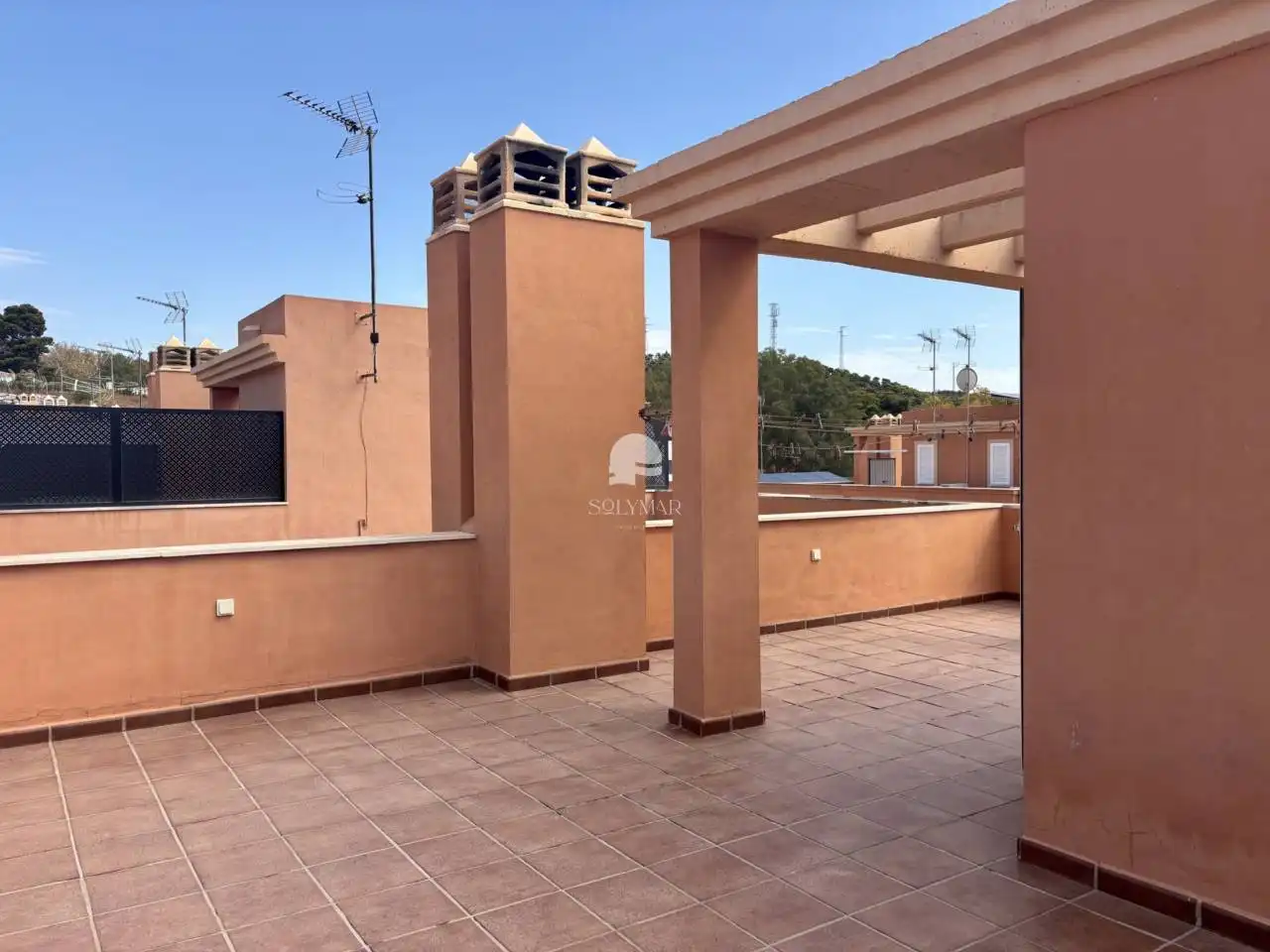 Terrasse von Einfamilien-Reihenhaus zur Miete in Vélez-Málaga mit Klimaanlage, Terrasse und Möbliert