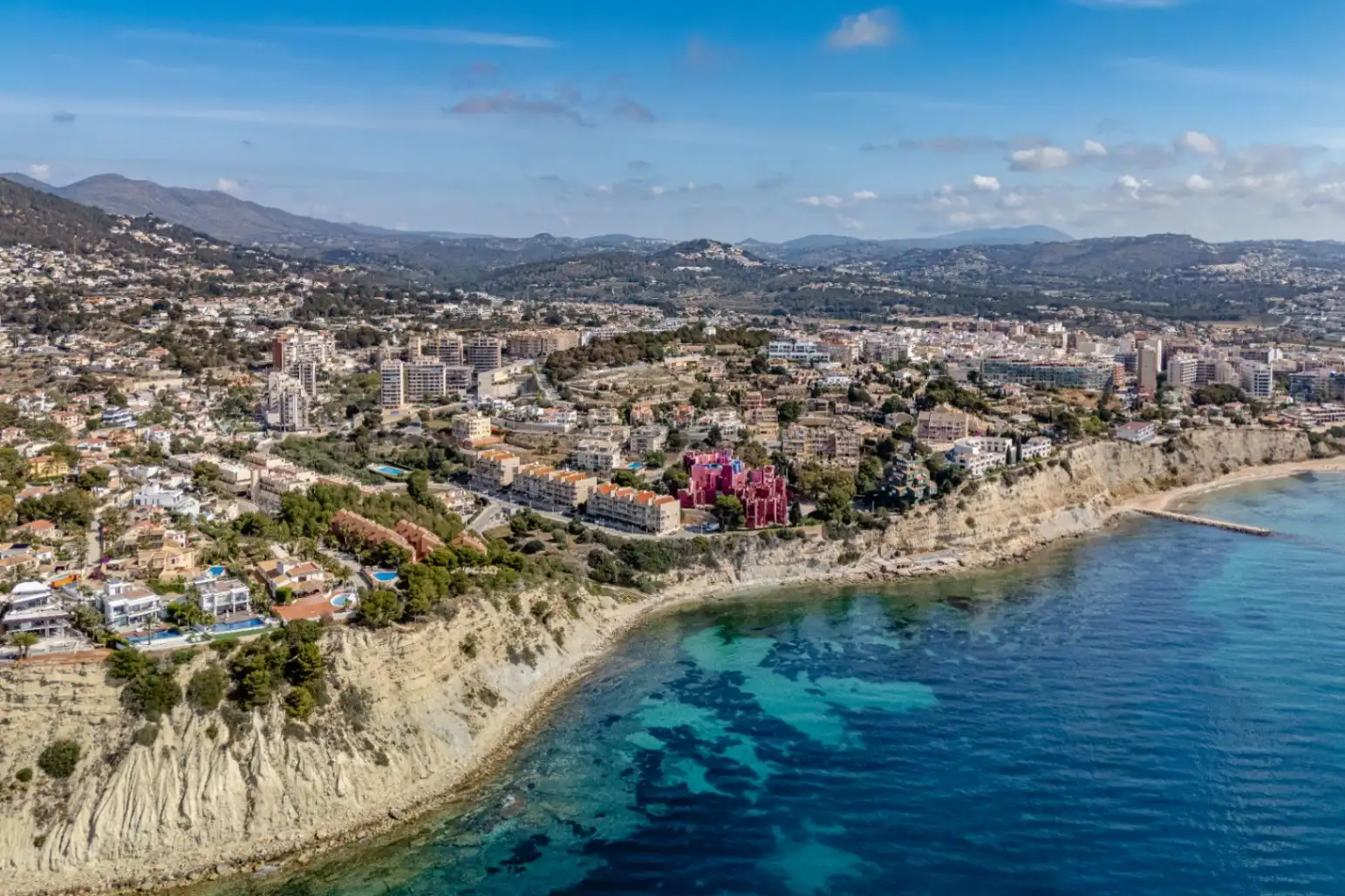 Vista exterior de Apartamento en venta en Calpe / Calp con Terraza y Amueblado