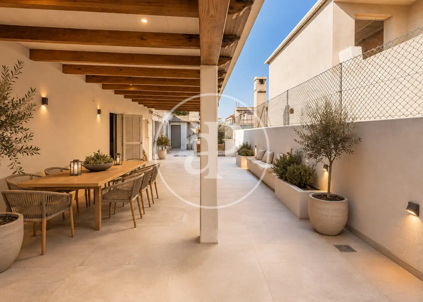 Terrassa de Casa o xalet en venda en  Palma de Mallorca amb Aire condicionat, Calefacció i Jardí privat