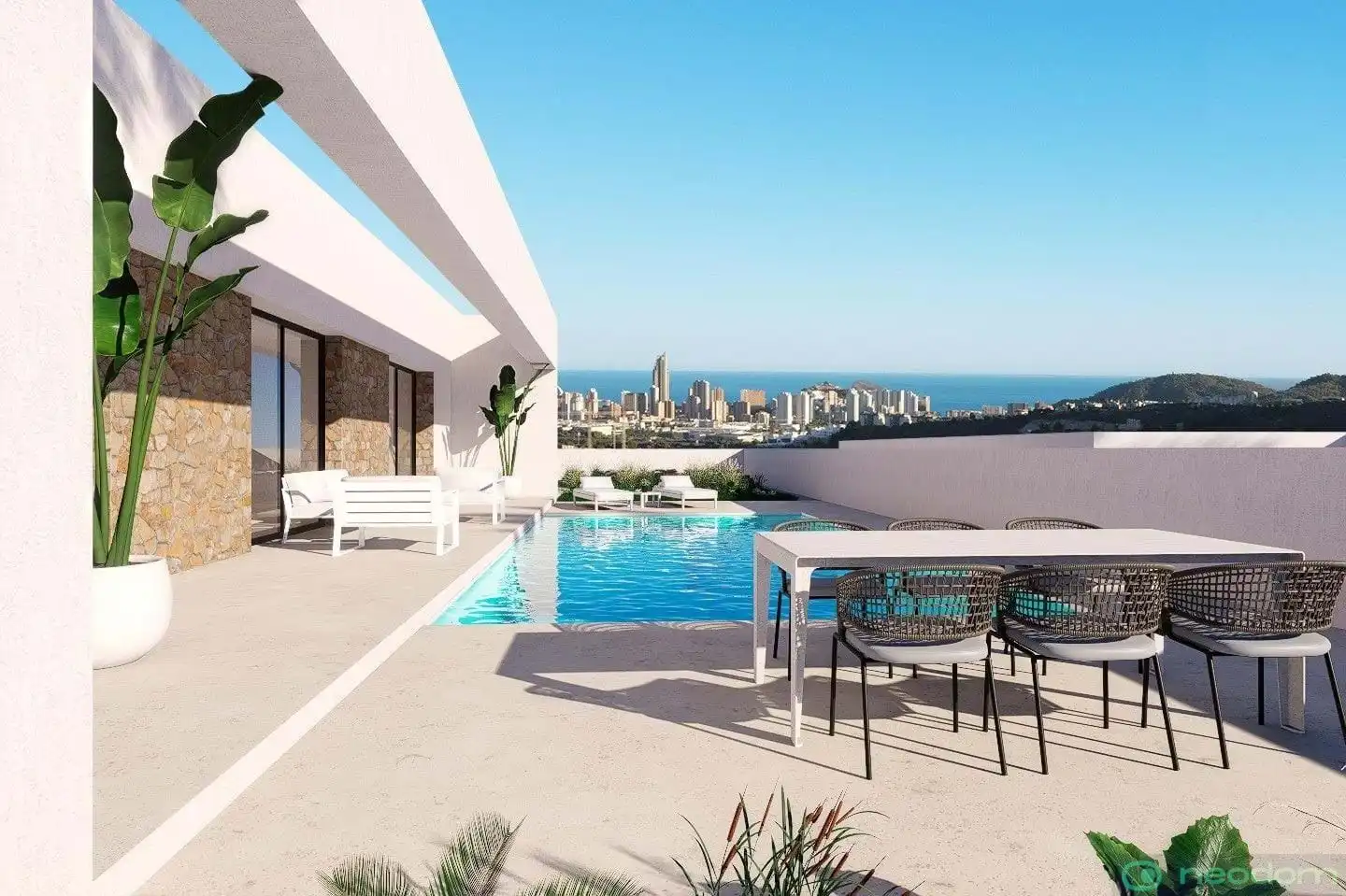 Casa amb piscina en venda a Balcón de Finestrat - Terra Marina