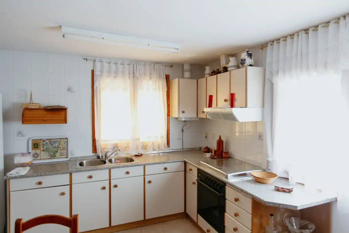 Cocina de Casa o chalet en venta en Casbas de Huesca con Calefacción, Jardín privado y Trastero