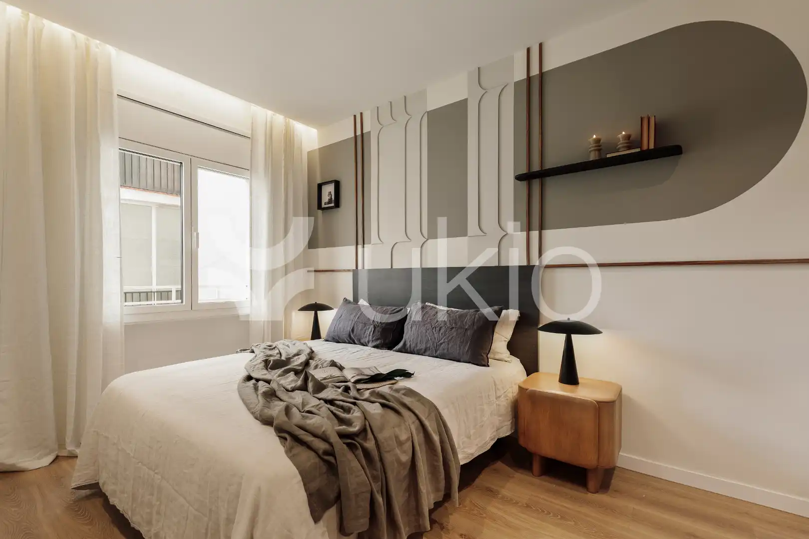 Bedroom of Apartments for rent in Barcelona  with Air Conditioner, Heating and Furnished
