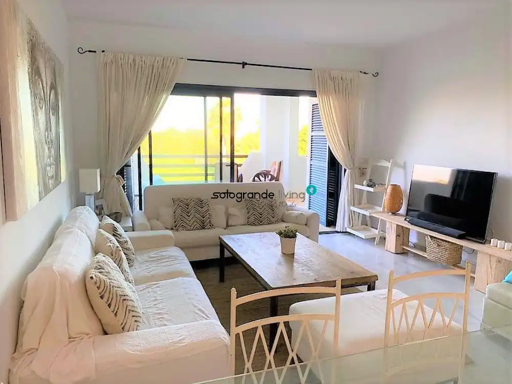 Living room of Apartments for rent in Sotogrande  with Air Conditioner, Heating and Terrace