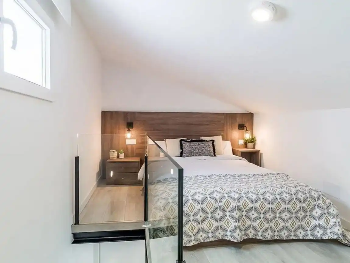 Dormitori de Apartament per a compartir en Zamora Capital  amb Aire condicionat i Moblat