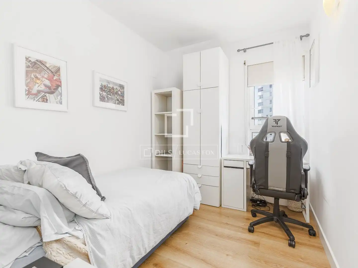 Bedroom of Flat for sale in Barcelona  with Air Conditioner, Private garden and Terrace
