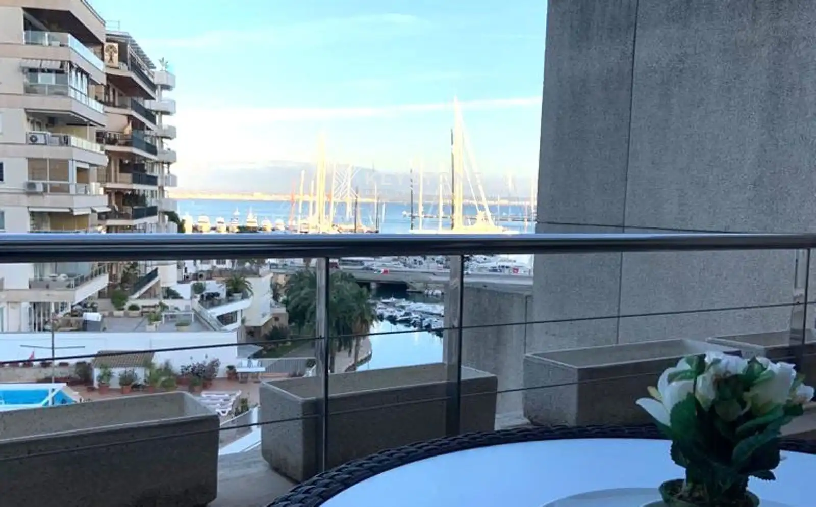 Terraza de Piso de alquiler en  Palma de Mallorca con Aire acondicionado, Terraza y Piscina