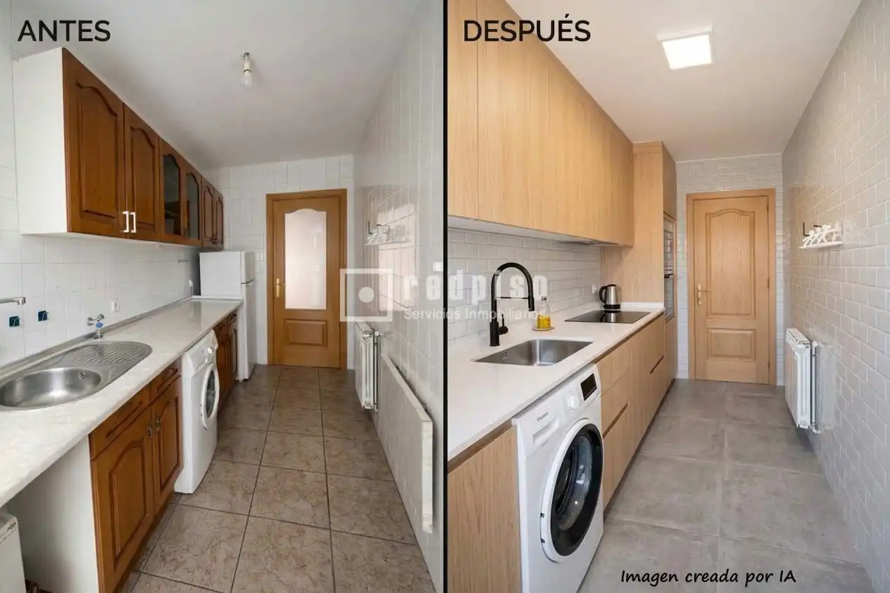 Cocina de Piso en venta en Madrid con Calefacción y Terraza