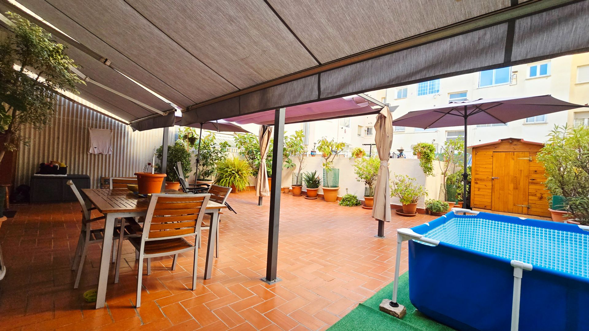 Terraza de Piso en venta en El Prat de Llobregat con Aire acondicionado, Calefacción y Jardín privado