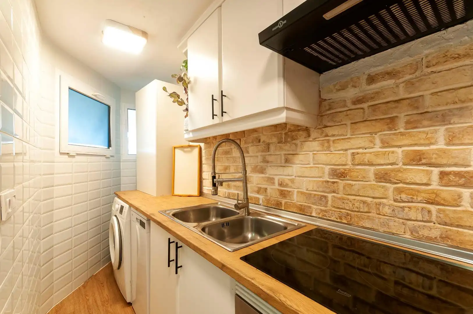 Cocina de Apartamento en venta en Jávea / Xàbia con Jardín privado, Terraza y Piscina comunitaria