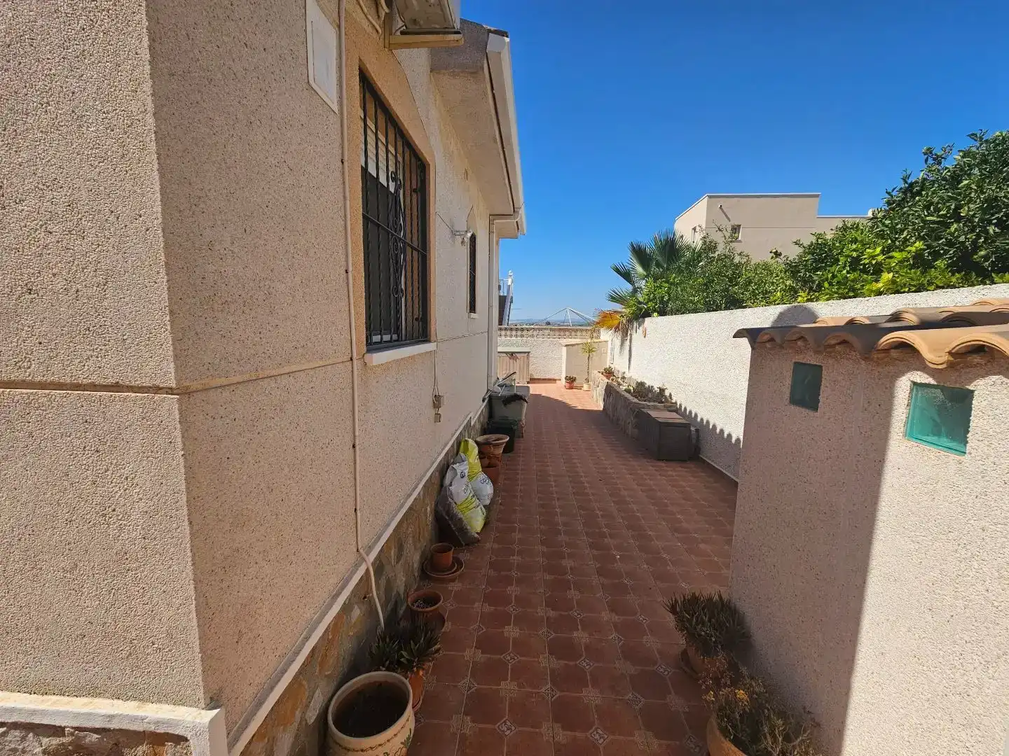 Terrassa de Casa o xalet en venda en Rojales amb Aire condicionat, Jardí privat i Piscina