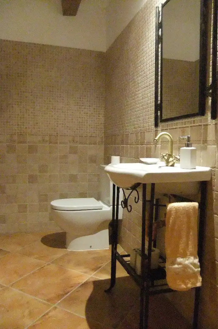Baño de Casa o chalet en venta en Torre del Burgo con Aire acondicionado, Jardín privado y Terraza
