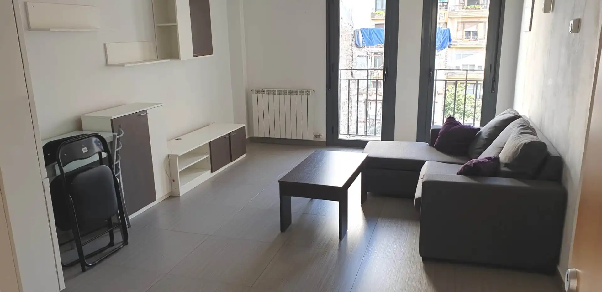 Sala d'estar de Pis de lloguer en Zaragoza amb Calefacció, Moblat i Forn