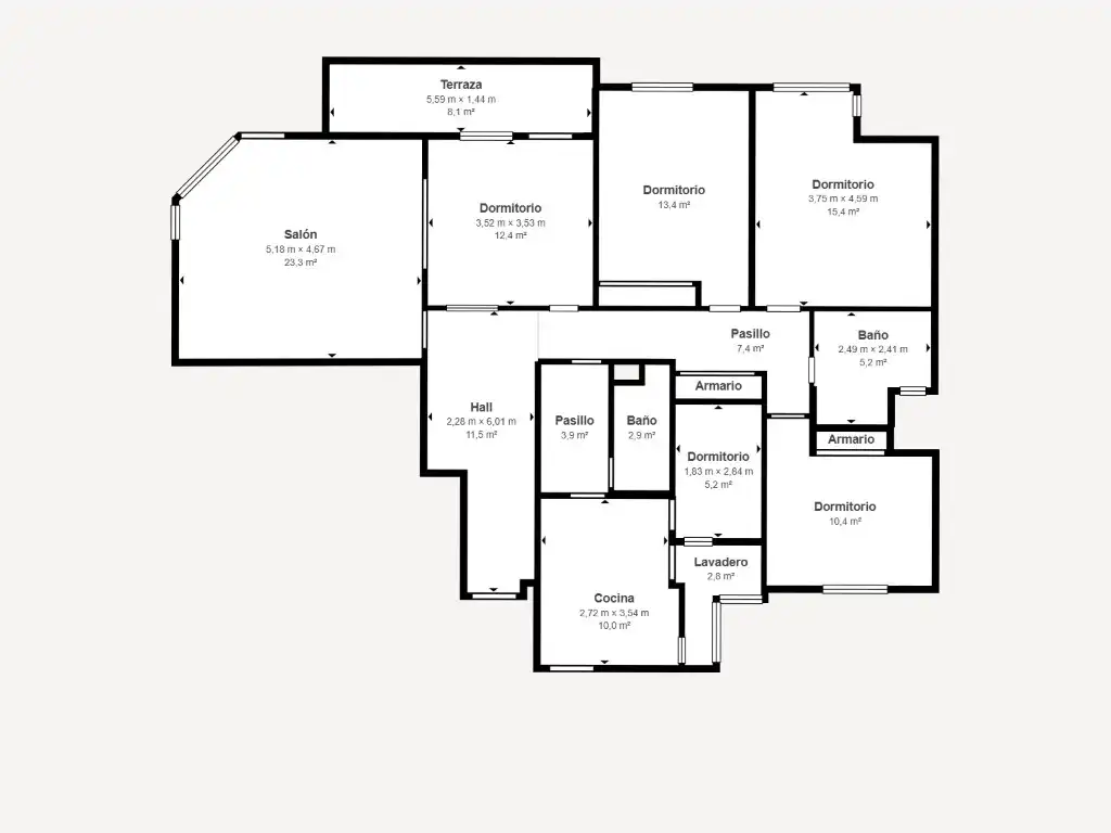 Piso en venta en Madrid con Terraza