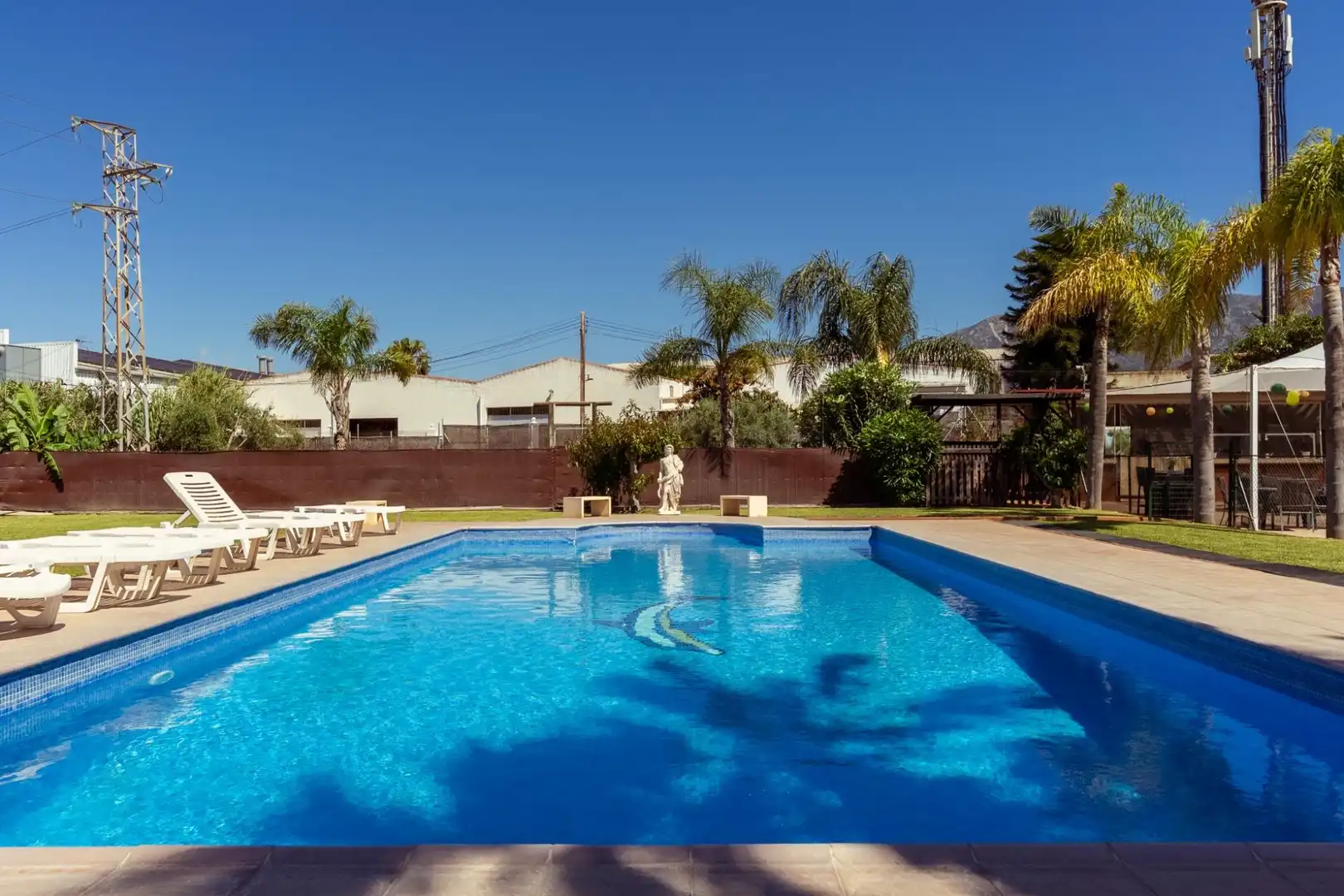 Swimming pool of Country homes for rent in Mijas