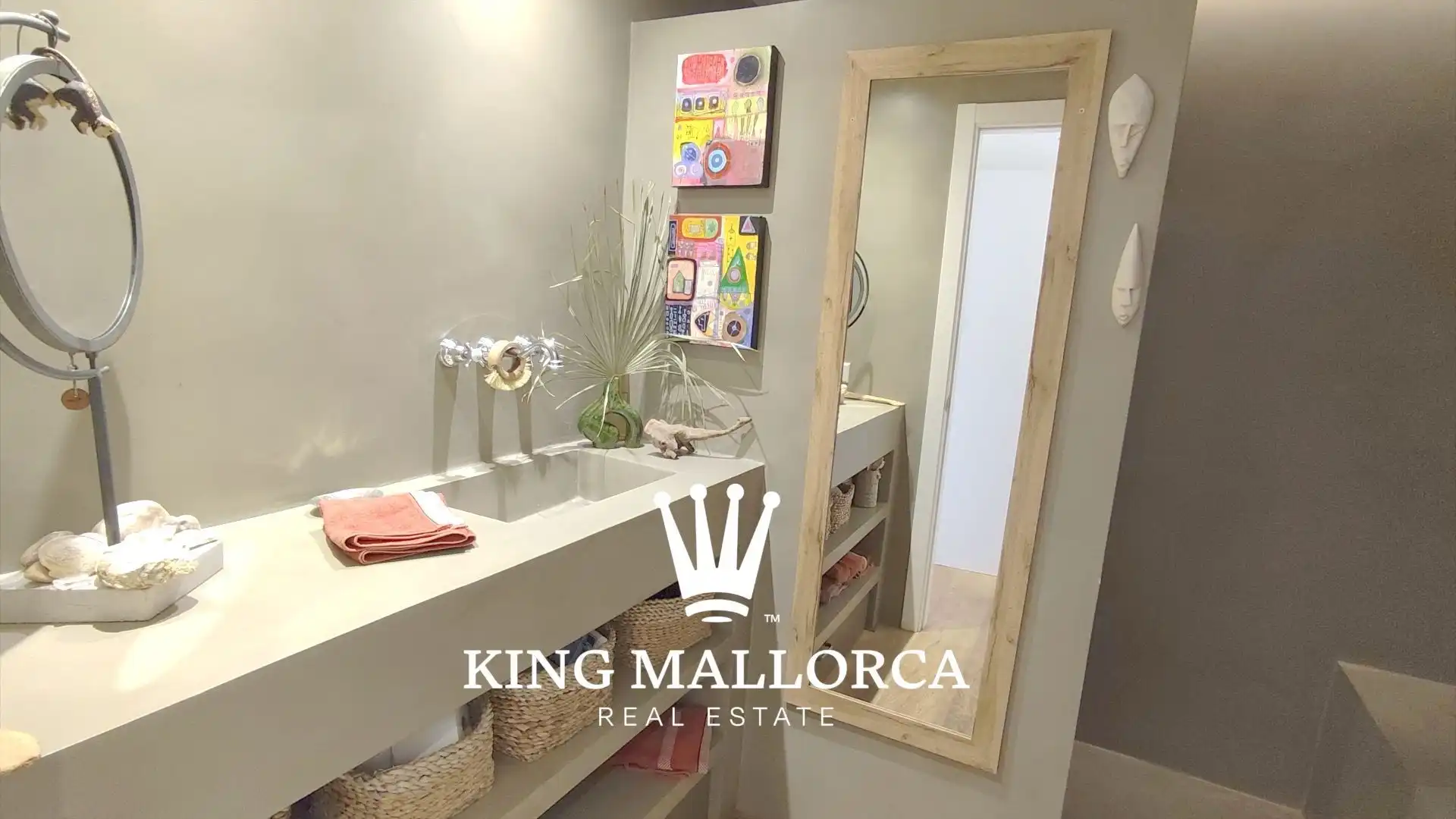 Badezimmer von Wohnungen zur Miete in Calvià mit Klimaanlage, Heizung und Terrasse