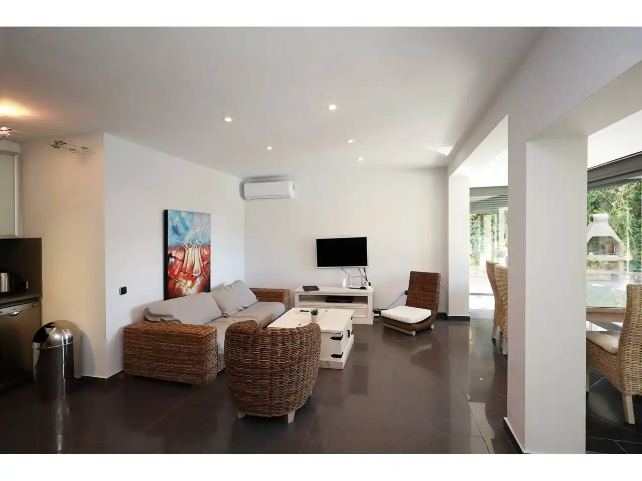 Sala de estar de Casa o chalet en venta en Lloret de Mar con Calefacción, Jardín privado y Terraza