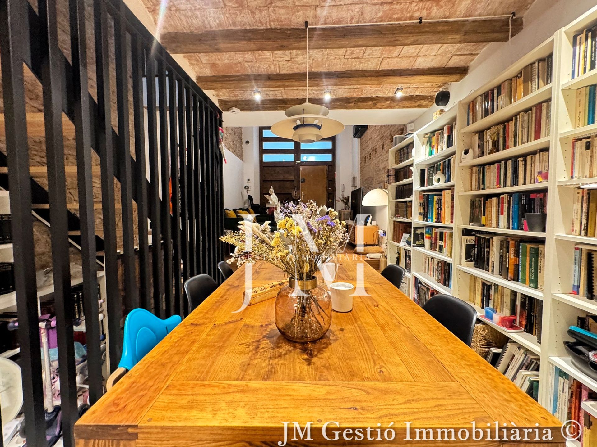 Dining room of Planta baja for sale in  Barcelona Capital  with Air Conditioner and Heating