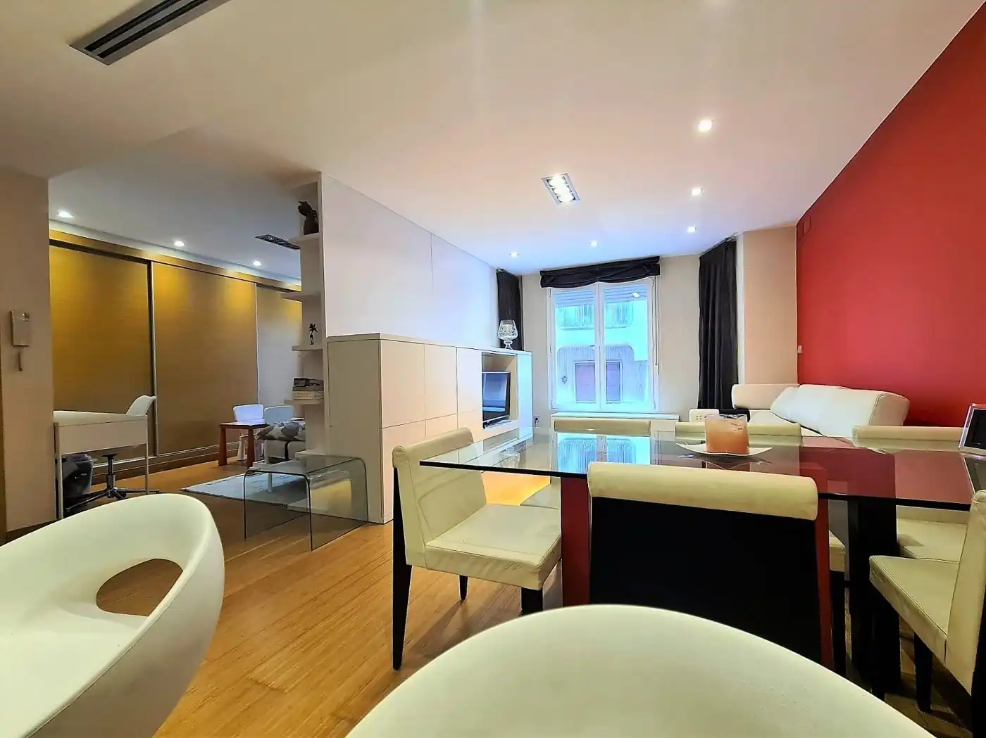 Living room of Flat for rent in Elche / Elx  with Air Conditioner, Heating and Parquet flooring