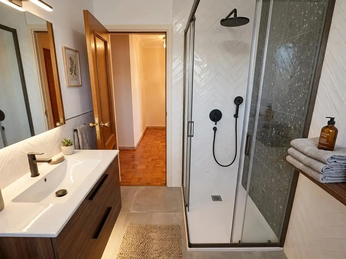 Bathroom of Flat for sale in Ourense Capital   with Heating