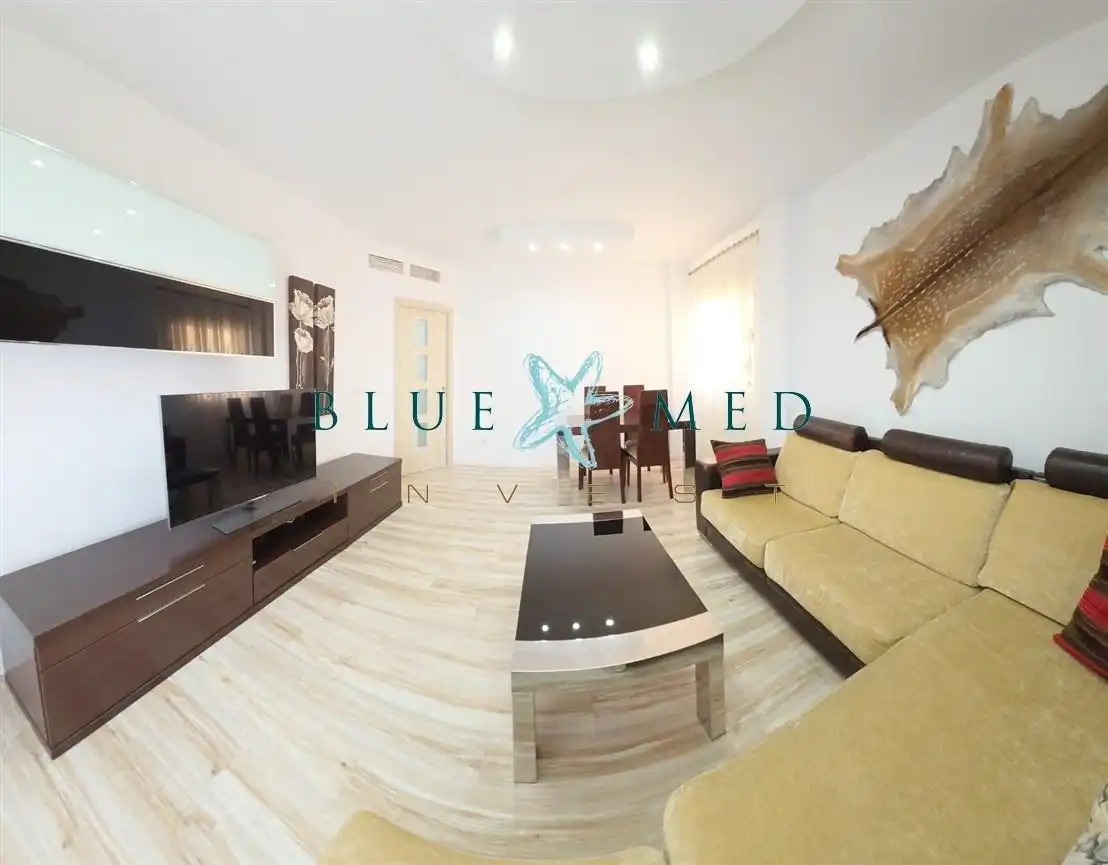 Sala de estar de Piso en venta en Mazarrón con Aire acondicionado, Calefacción y Trastero